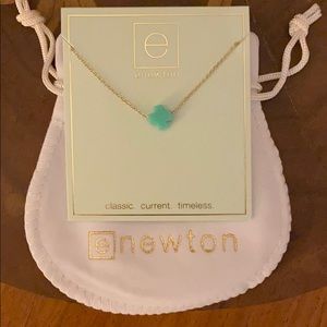 enewton 16” cross necklace, mint color (new)